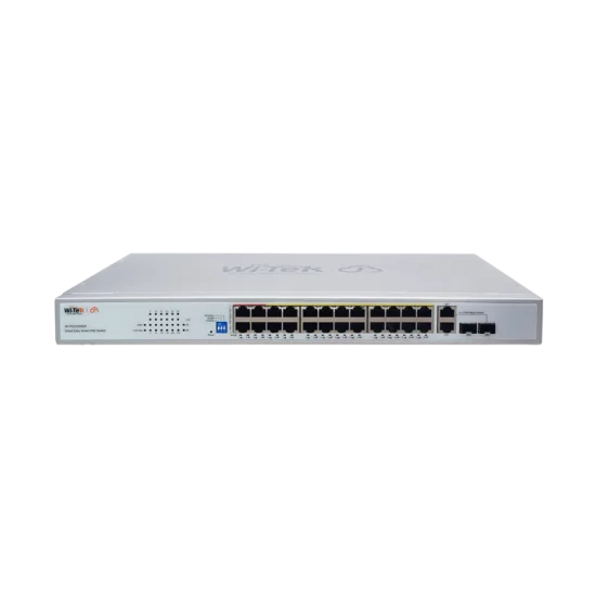 We-Tek WI-PCES226GF PoE комутатор за видеонаблюдение